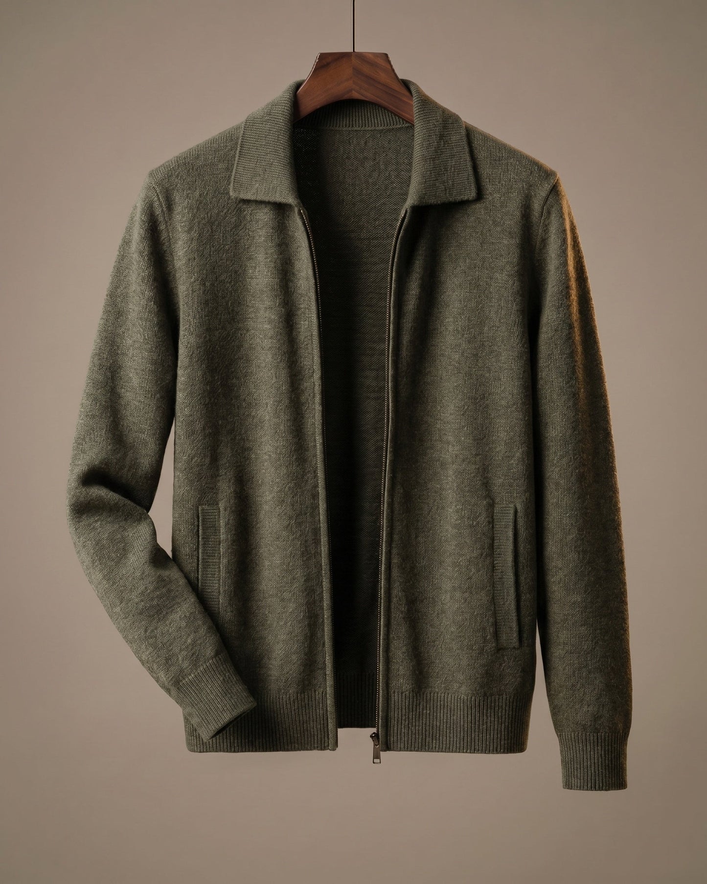 Rodolfo Cashmere Zip-Through Jacket